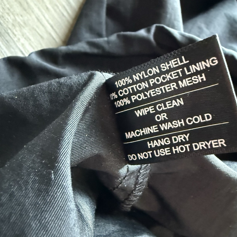 American Giant Black Windbreaker Jacket - Picture 9 of 9